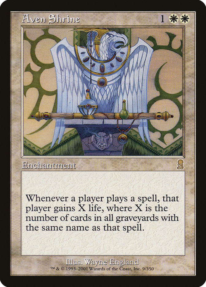 Aven Shrine [Odyssey] Magic: The Gathering