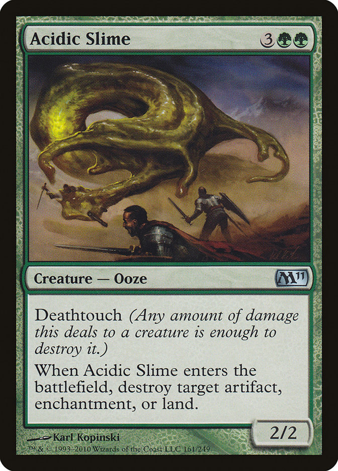 Acidic Slime [Magic 2011] Magic: The Gathering