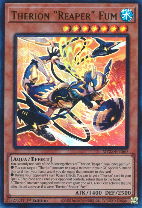 Therion "Reaper" Fum [MP23-EN060] Ultra Rare Yu-Gi-Oh!