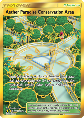 Aether Paradise Conservation Area (SV87/SV94) [Sun & Moon: Hidden Fates - Shiny Vault] Pokémon