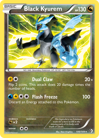 Black Kyurem (100/149) [Black & White: Boundaries Crossed] Pokémon