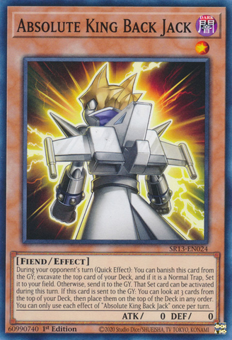 Absolute King Back Jack [SR13-EN024] Common Yu-Gi-Oh!