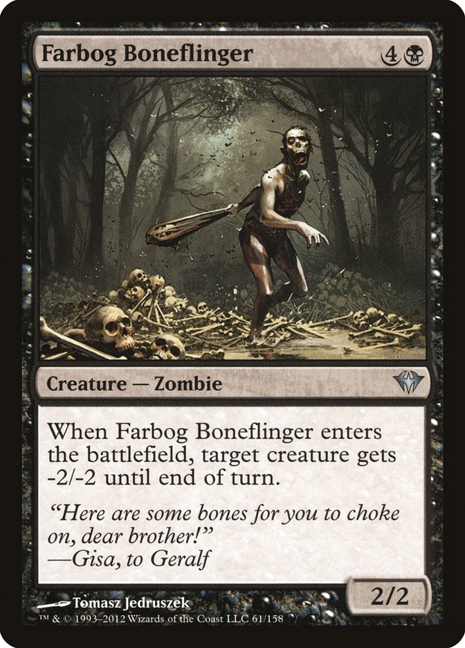 Farbog Boneflinger [Dark Ascension] Magic: The Gathering