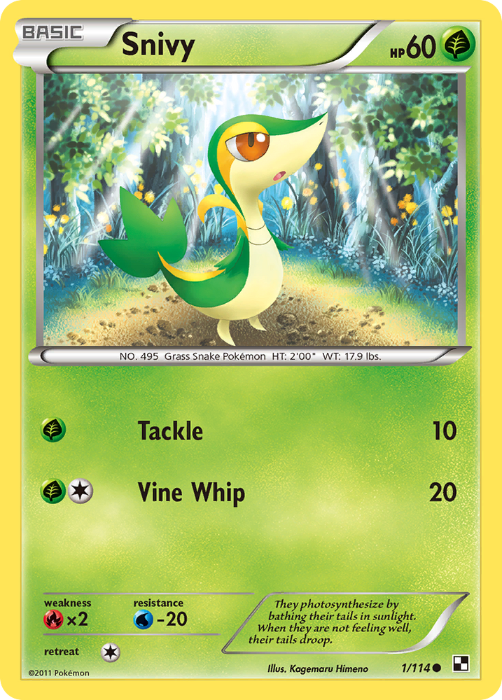 Snivy (1/114) [Black & White: Base Set] Pokémon