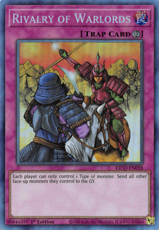 Rivalry of Warlords (Collector's Rare) [KICO-EN058] Collector's Rare Yu-Gi-Oh!