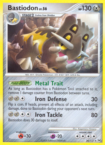 Bastiodon (20/127) [Platinum: Base Set] Pokémon