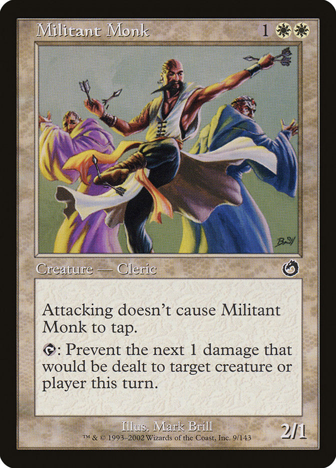 Militant Monk [Torment] Magic: The Gathering