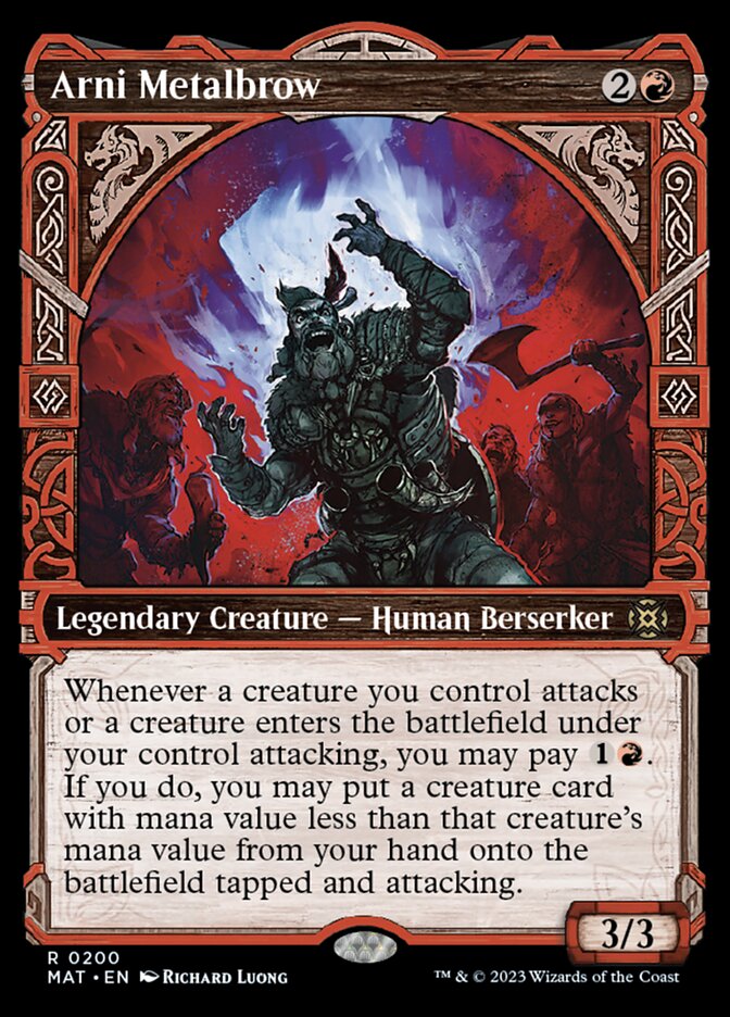 Arni Metalbrow (Showcase Halo Foil) [March of the Machine: The Aftermath] Magic: The Gathering