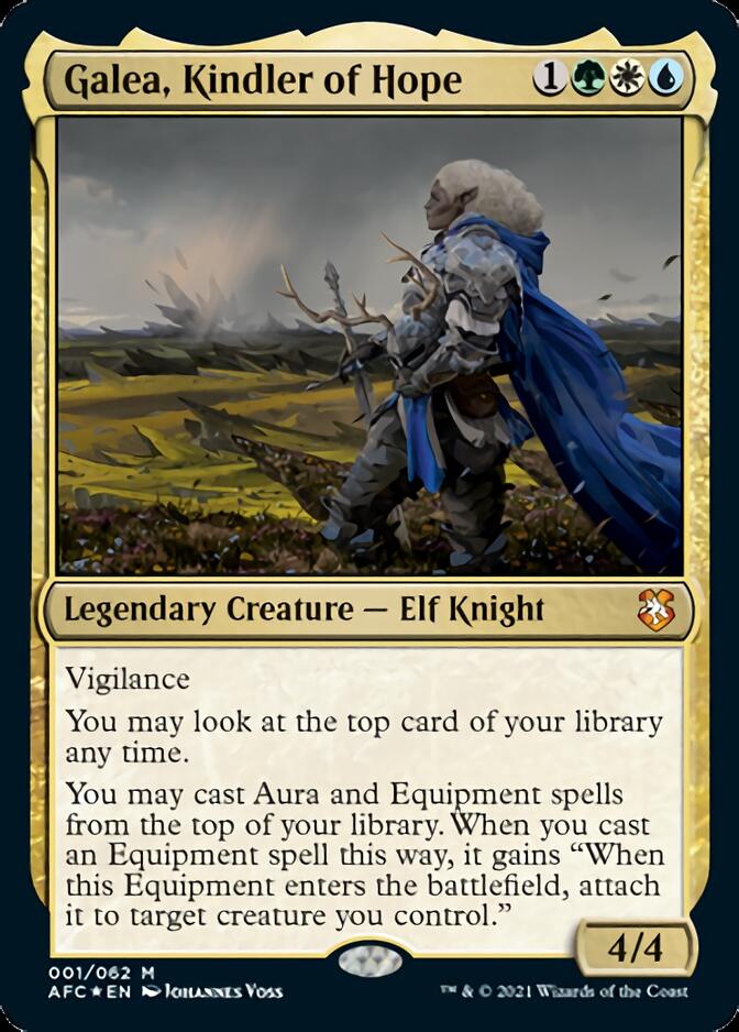 Galea, Kindler of Hope [Dungeons & Dragons: Adventures in the Forgotten Realms Commander] Magic: The Gathering