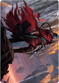 Anowon, the Ruin Thief Art Card [Zendikar Rising Art Series] Magic: The Gathering
