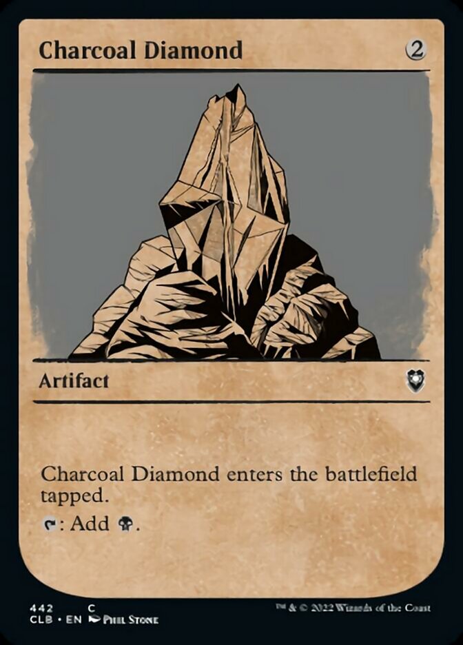 Charcoal Diamond (Showcase) [Commander Legends: Battle for Baldur's Gate] Magic: The Gathering
