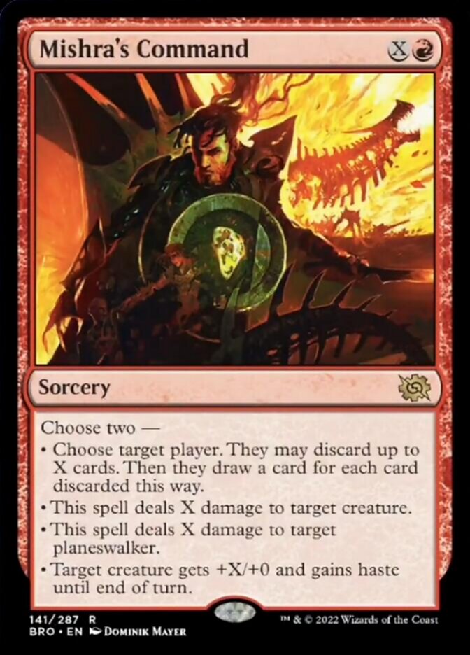Mishra's Command [The Brothers' War] Magic: The Gathering