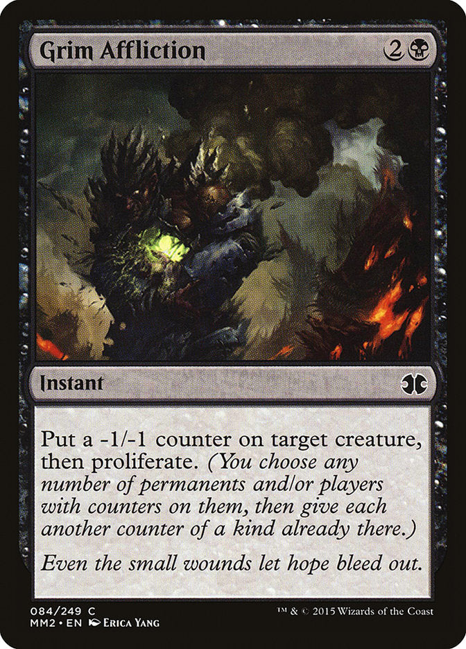 Grim Affliction [Modern Masters 2015] Magic: The Gathering