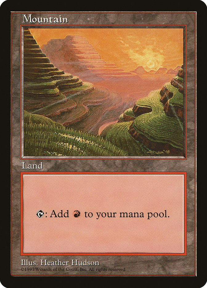 Mountain (3) [Asia Pacific Land Program] Magic: The Gathering