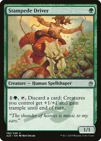 Stampede Driver [Masters 25] Magic: The Gathering