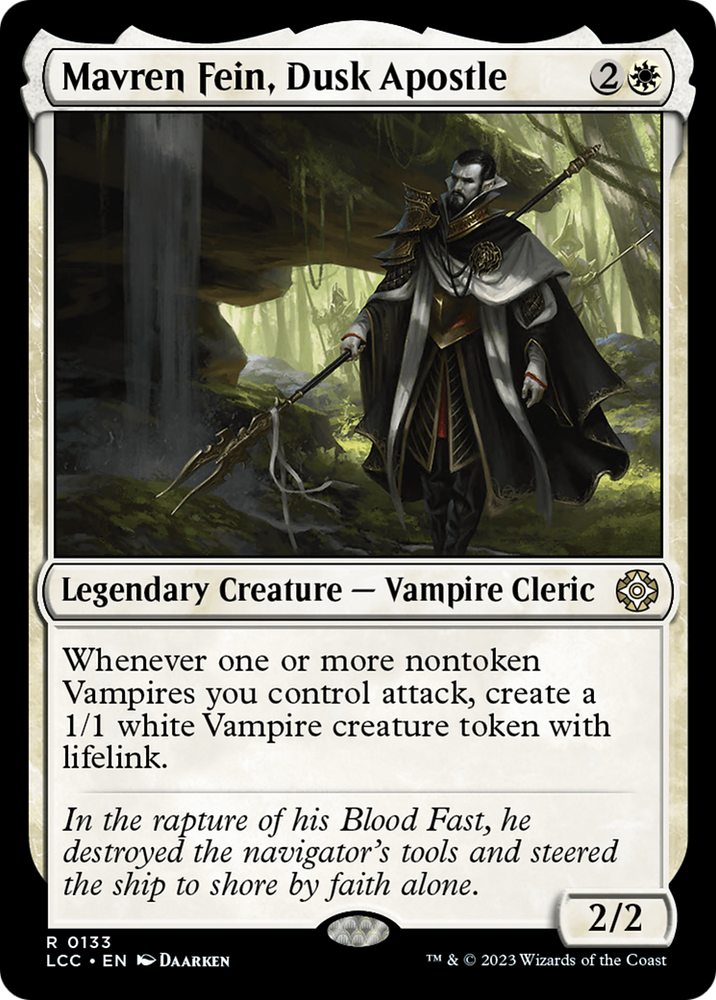 Mavren Fein, Dusk Apostle [The Lost Caverns of Ixalan Commander] Magic: The Gathering