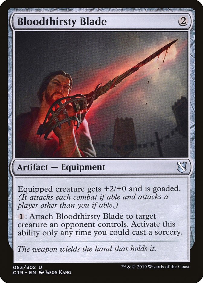 Bloodthirsty Blade [Commander 2019] Magic: The Gathering