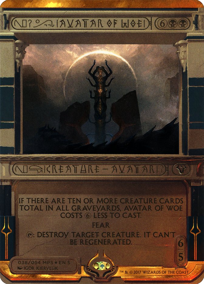 Avatar of Woe (Invocation) [Amonkhet Invocations] Magic: The Gathering