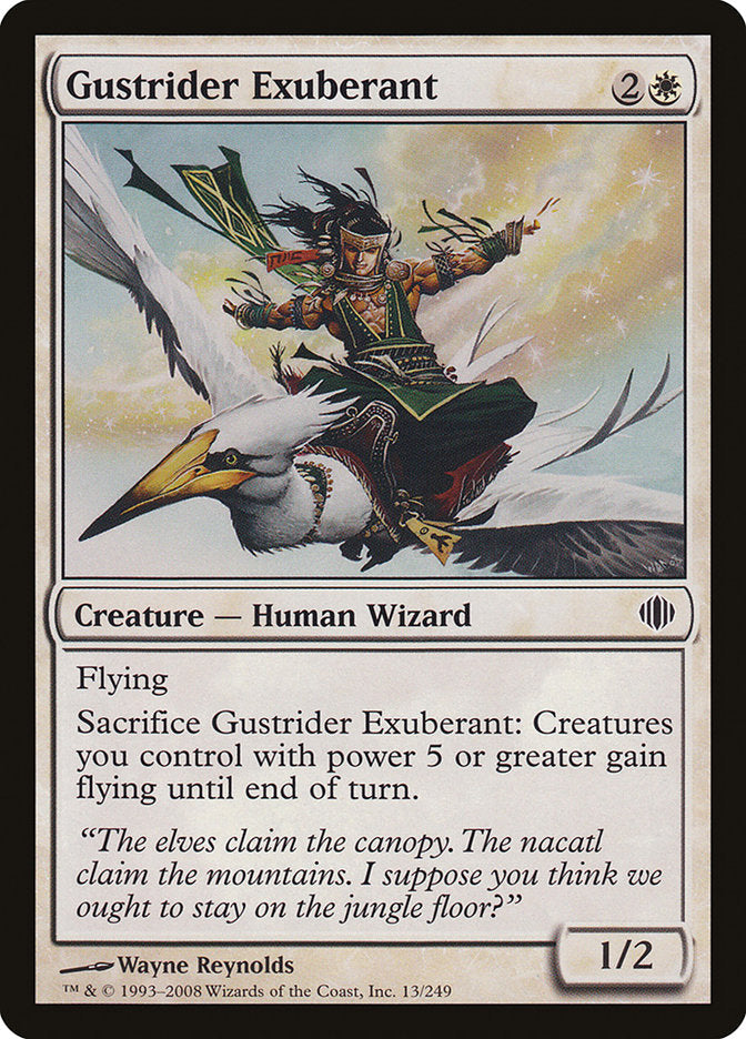 Gustrider Exuberant [Shards of Alara] Magic: The Gathering