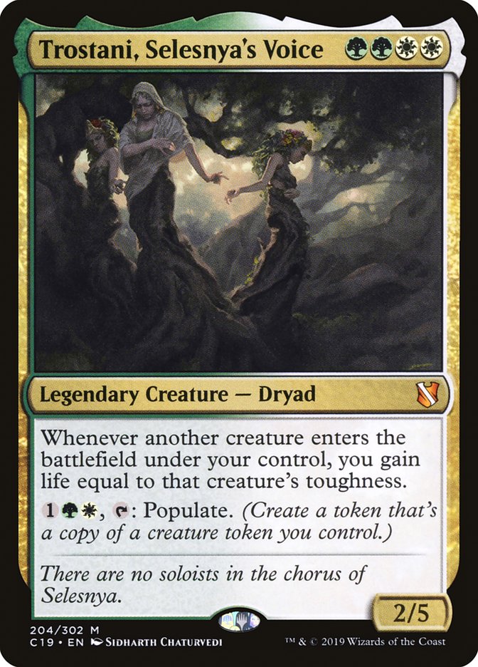 Trostani, Selesnya's Voice [Commander 2019] Magic: The Gathering
