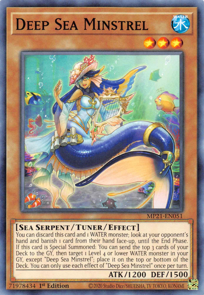 Deep Sea Minstrel [MP21-EN051] Common Yu-Gi-Oh!