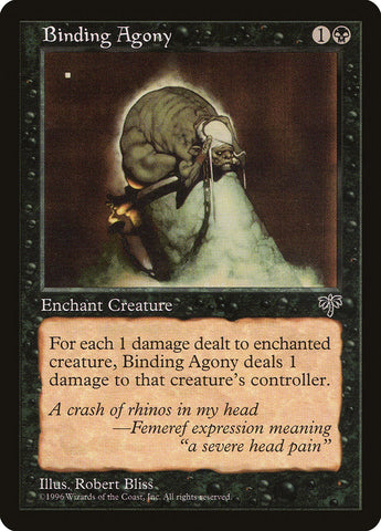 Binding Agony [Mirage] Magic: The Gathering
