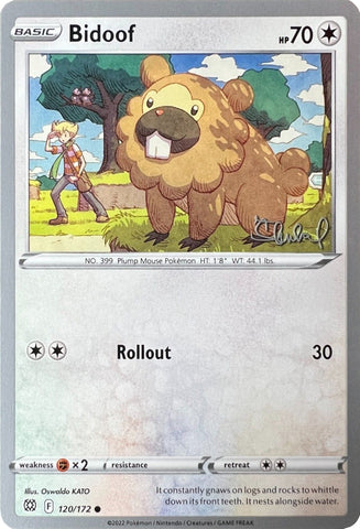 Bidoof (120/172) (ADP - Ondrej Skubal) [World Championships 2022] Pokémon