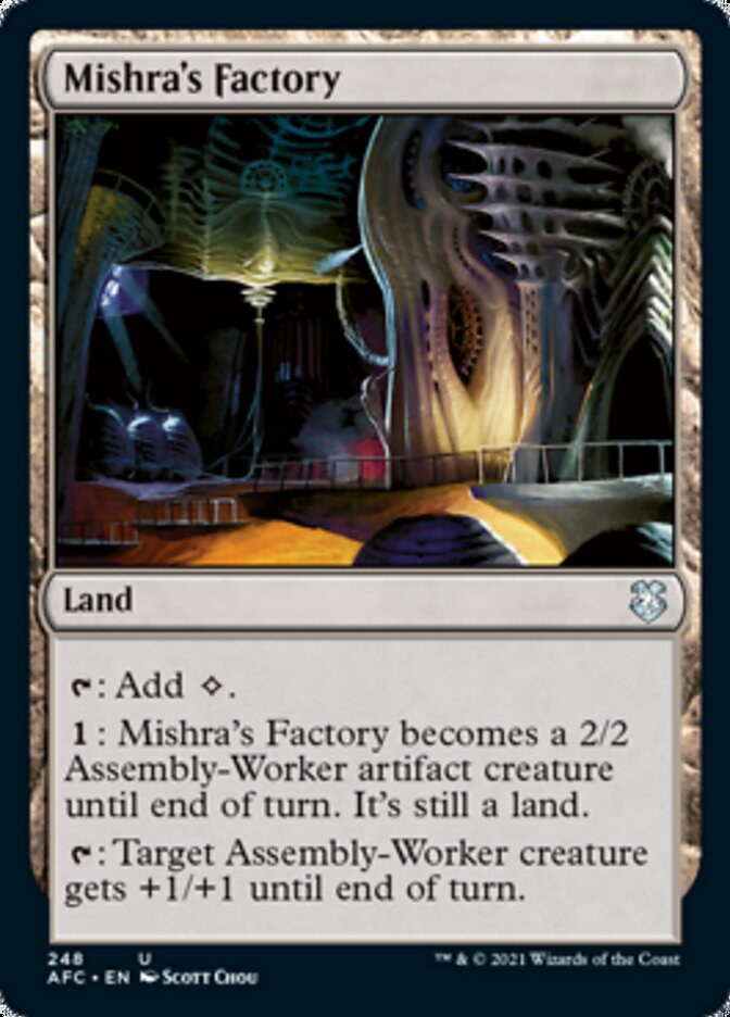 Mishra's Factory [Dungeons & Dragons: Adventures in the Forgotten Realms Commander] Magic: The Gathering