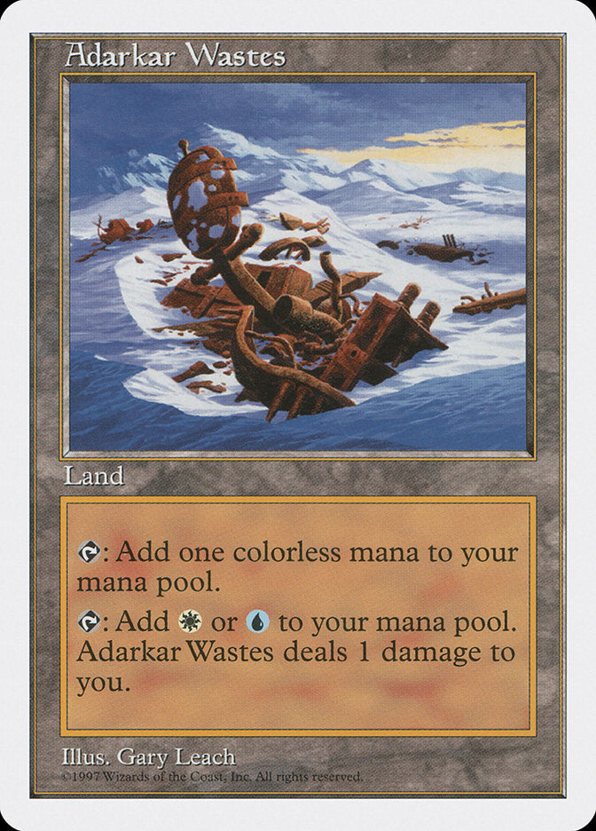 Adarkar Wastes [Fifth Edition] Magic: The Gathering