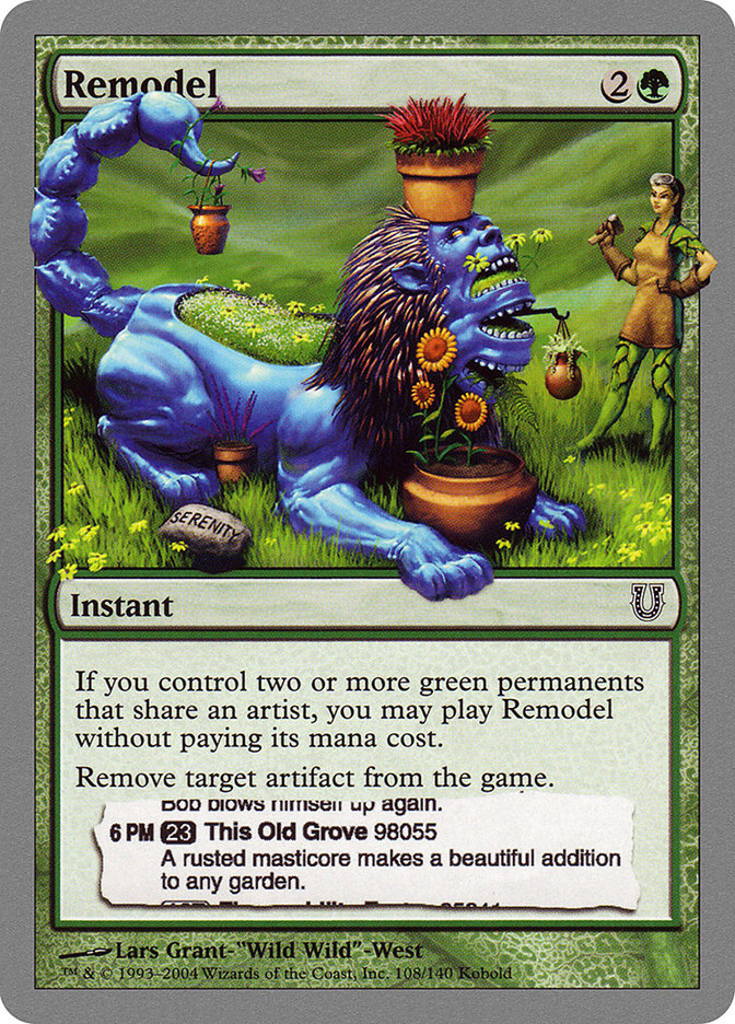 Remodel [Unhinged] Magic: The Gathering