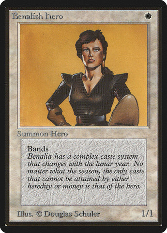 Benalish Hero [Beta Edition] Magic: The Gathering