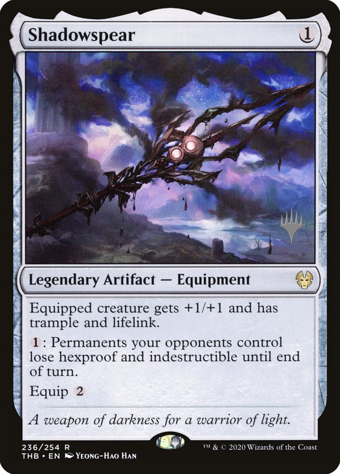 Shadowspear (Promo Pack) [Theros Beyond Death Promos] Magic: The Gathering
