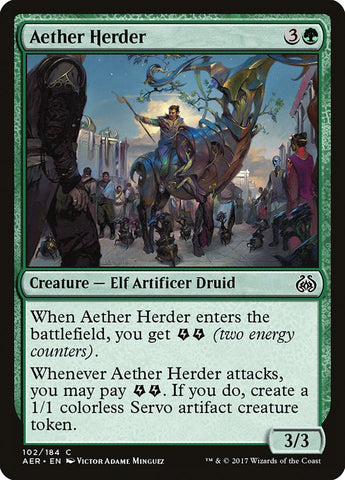 Aether Herder [Aether Revolt] Magic: The Gathering