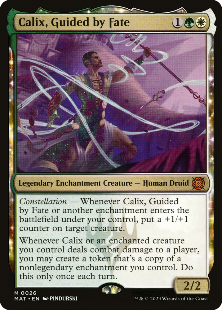 Calix, Guided by Fate [March of the Machine: The Aftermath] Magic: The Gathering