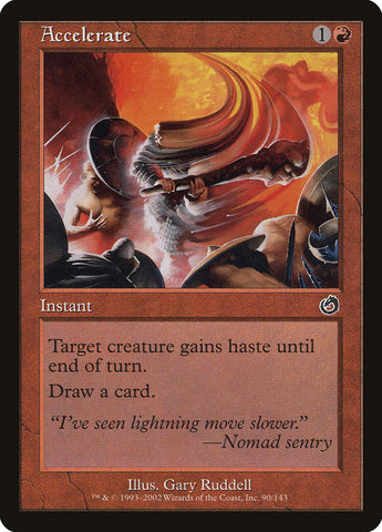 Accelerate [Torment] Magic: The Gathering