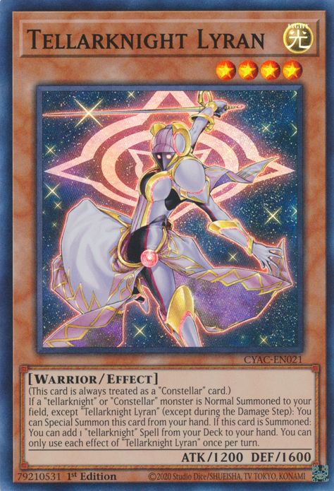 Tellarknight Lyran [CYAC-EN021] Super Rare Yu-Gi-Oh!