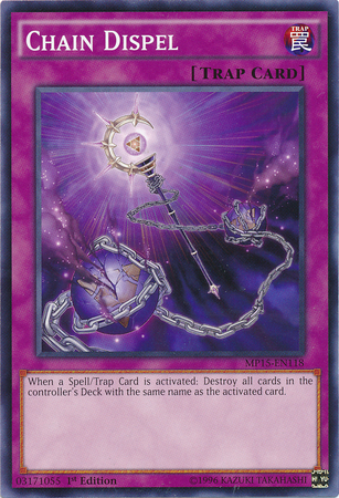 Chain Dispel [MP15-EN118] Common Yu-Gi-Oh!