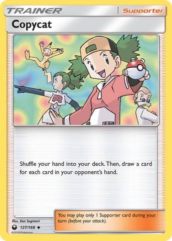 Copycat (127/168) [Sun & Moon: Celestial Storm] Pokémon