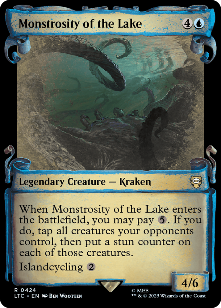 Monstrosity of the Lake [The Lord of the Rings: Tales of Middle-Earth Commander Showcase Scrolls] Magic: The Gathering