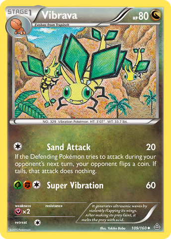 Vibrava (109/160) [XY: Primal Clash] Pokémon