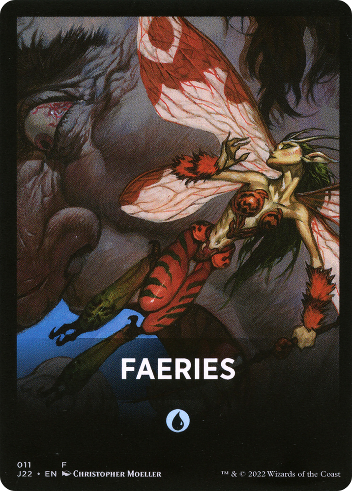 Faeries Theme Card [Jumpstart 2022 Front Cards] Magic: The Gathering