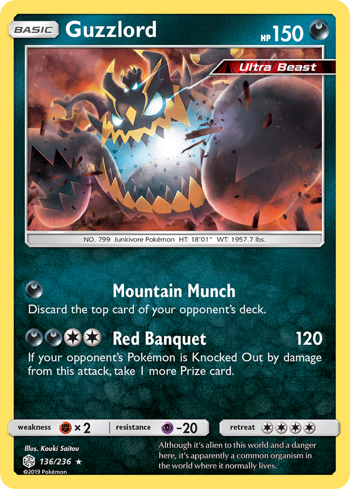 Guzzlord (136/236) [Sun & Moon: Cosmic Eclipse] Pokémon