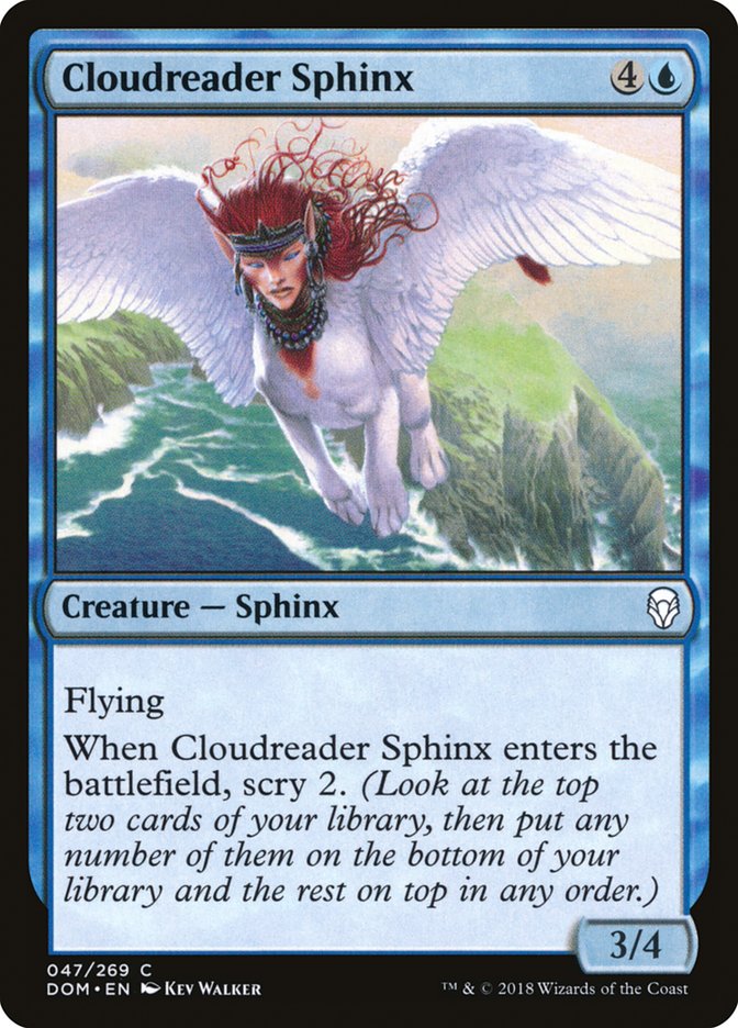 Cloudreader Sphinx [Dominaria] Magic: The Gathering
