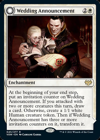 Wedding Announcement // Wedding Festivity [Innistrad: Crimson Vow] Magic: The Gathering