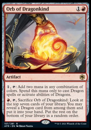 Orb of Dragonkind (Promo Pack) [Dungeons & Dragons: Adventures in the Forgotten Realms Promos] Magic: The Gathering