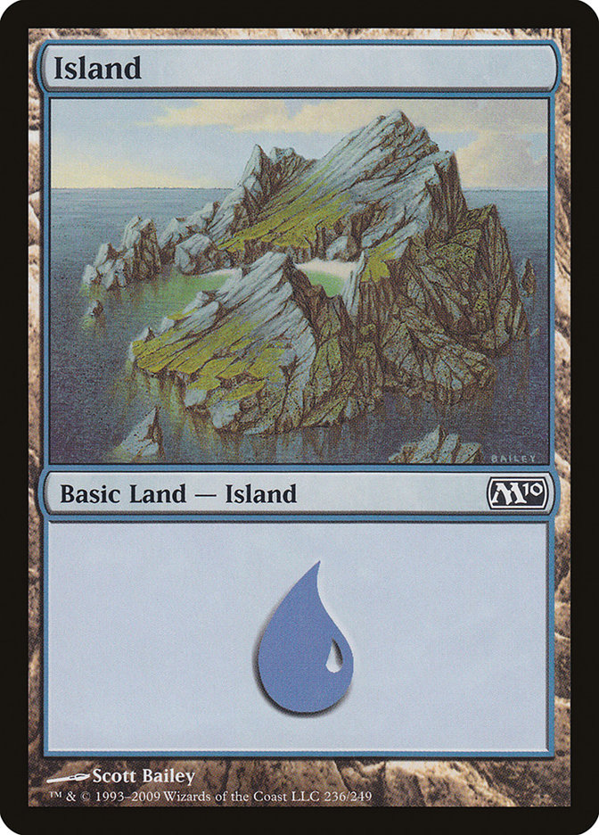 Island (236) [Magic 2010] Magic: The Gathering