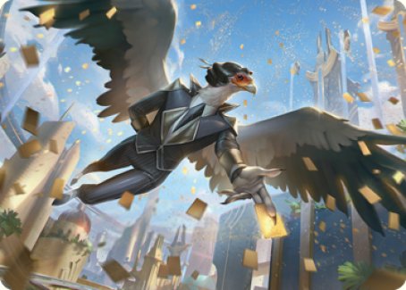 Skyboon Evangelist Art Card [Streets of New Capenna Art Series] Magic: The Gathering