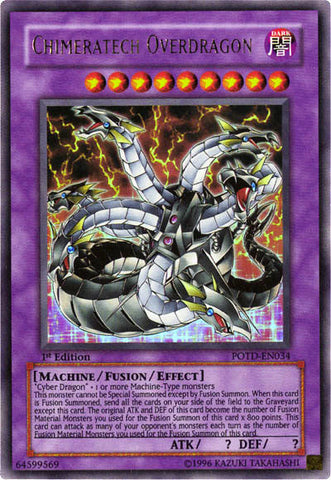 Chimeratech Overdragon [POTD-EN034] Ultra Rare Yu-Gi-Oh!