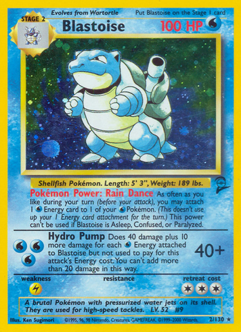 Blastoise (2/130) [Base Set 2] Pokémon