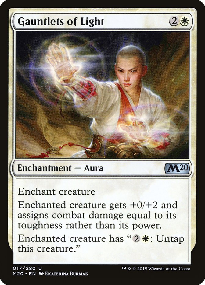 Gauntlets of Light [Core Set 2020] Magic: The Gathering